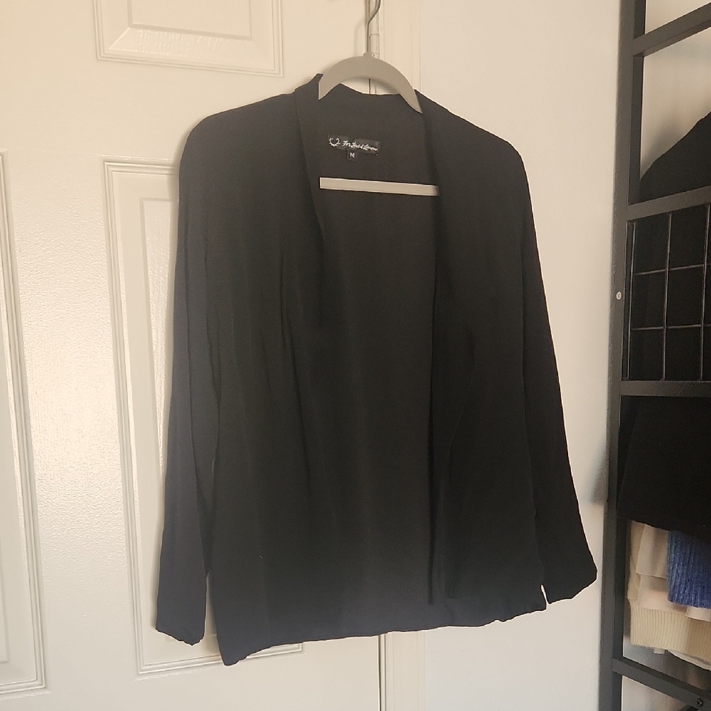 For Love & Lemons Black Soft Flowy Cardigan Jacket Medium